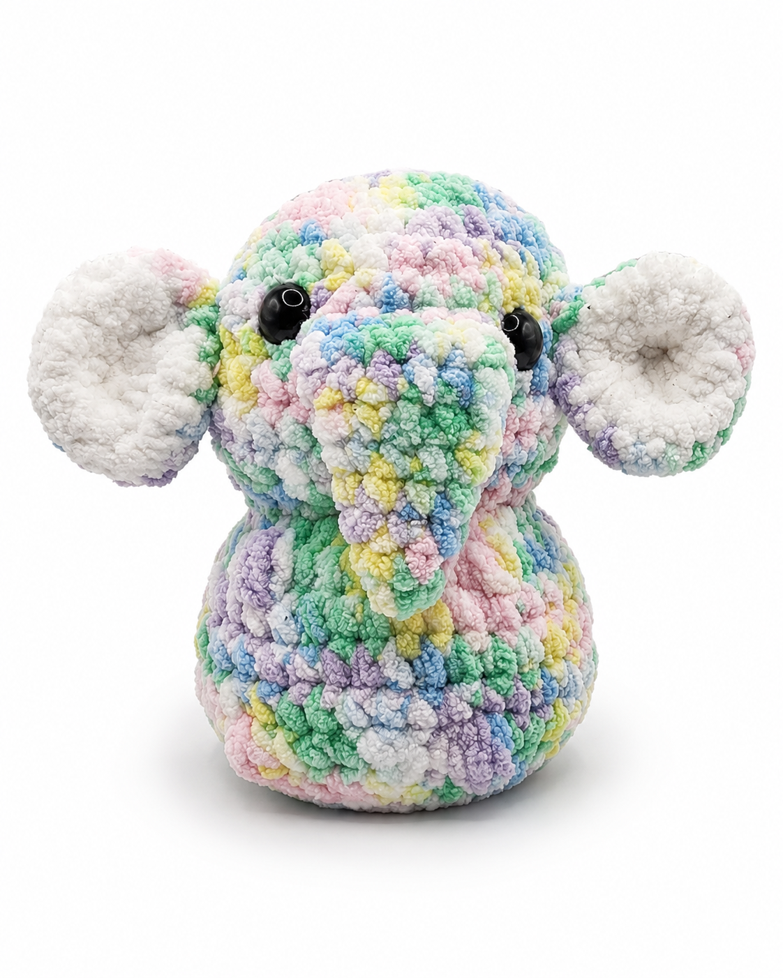 Mini Rainbow Elephant front view